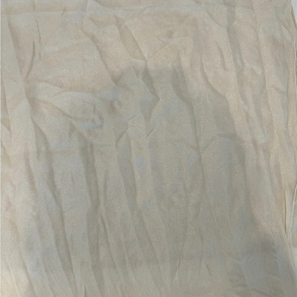 Authentic Dior sheer & shiny silk scarf